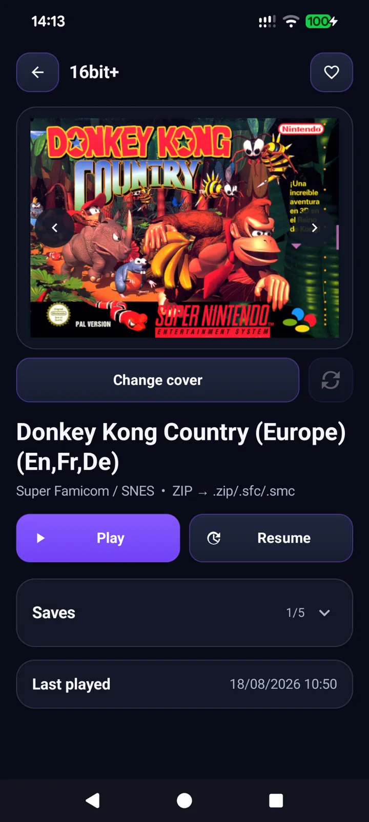 16bit+ game details