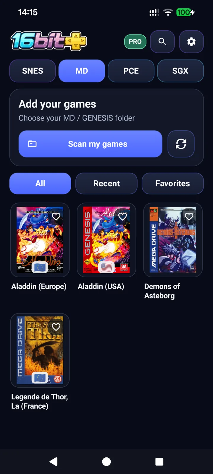 Mega Drive library