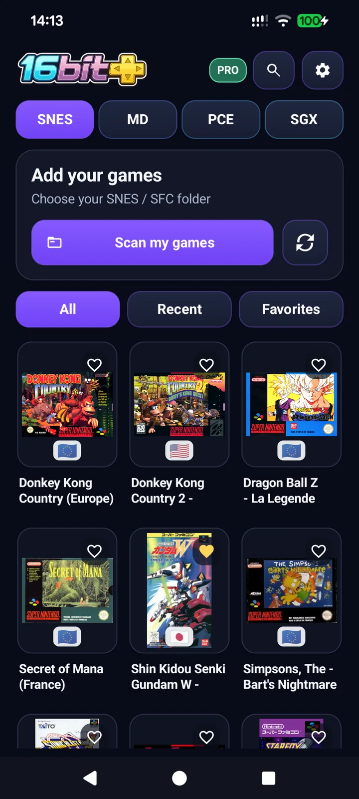 16bit+ SNES library